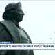 Buffalo’s Columbus statue, in Columbus Park